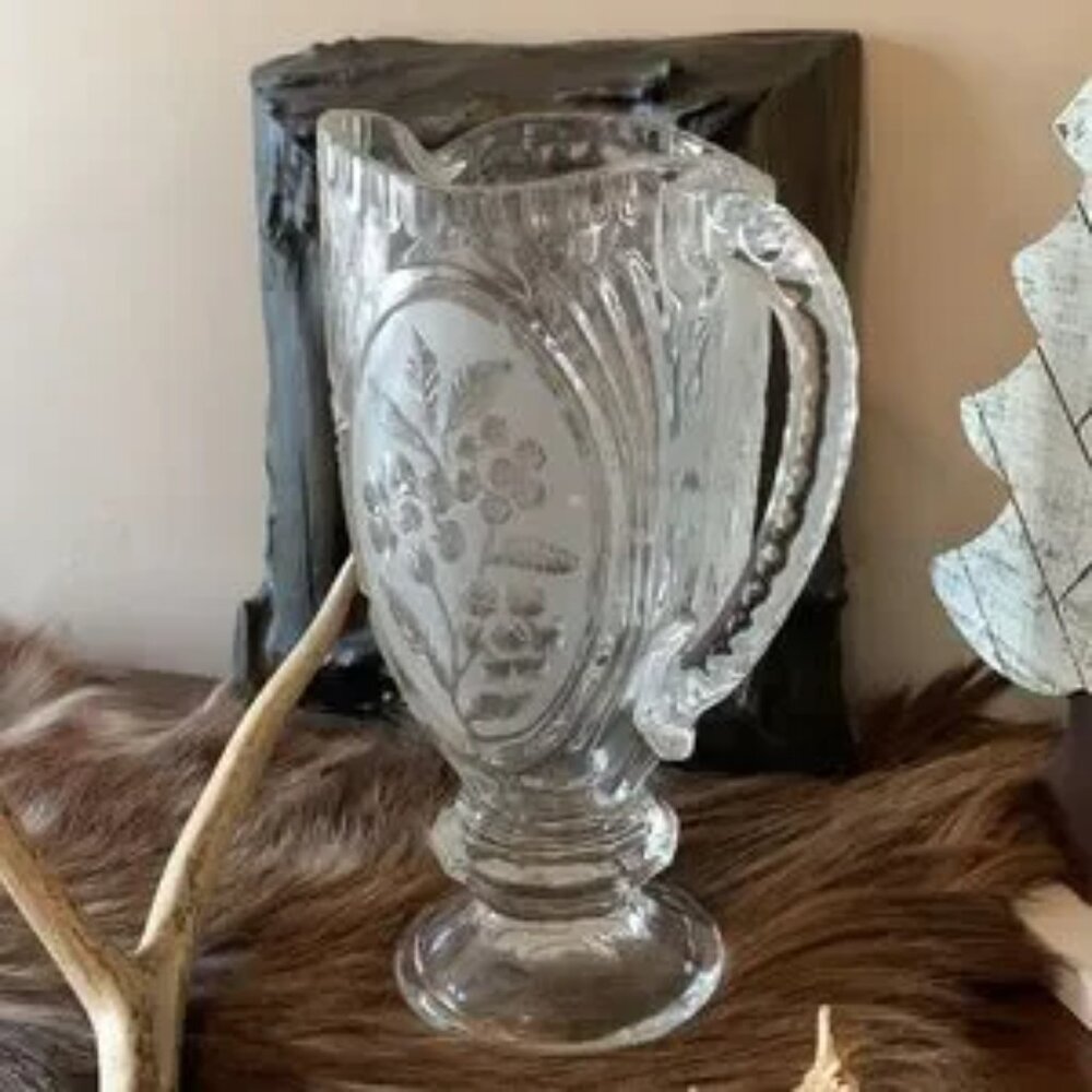 Zajecar Glass Lead Crystal Pitcher